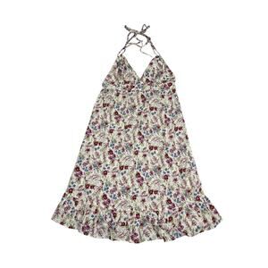 Charlotte Russe Womens Size L Floral Halter Dress